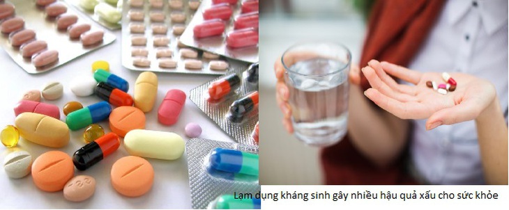Dễ dãi trong sử dụng kháng sinh lãnh đủ hệ quả xấu