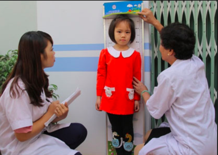 Giảm tỷ lệ trẻ thấp còi 