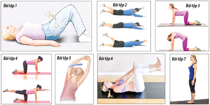 Các bài tập kéo giãn và điều trị vẹo cột sống