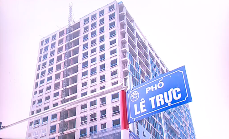 Công trình sai phạm 8B Lê Trực sẽ tiếp tục bị tháo dỡ giai đoạn II