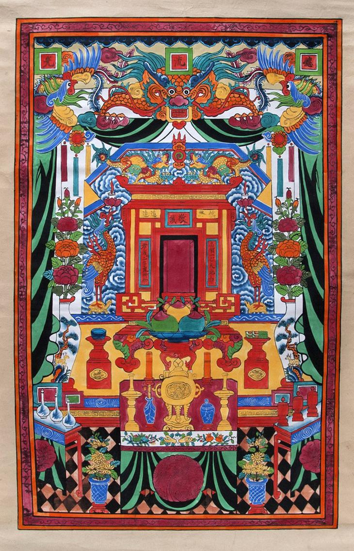 tranh hàng trống