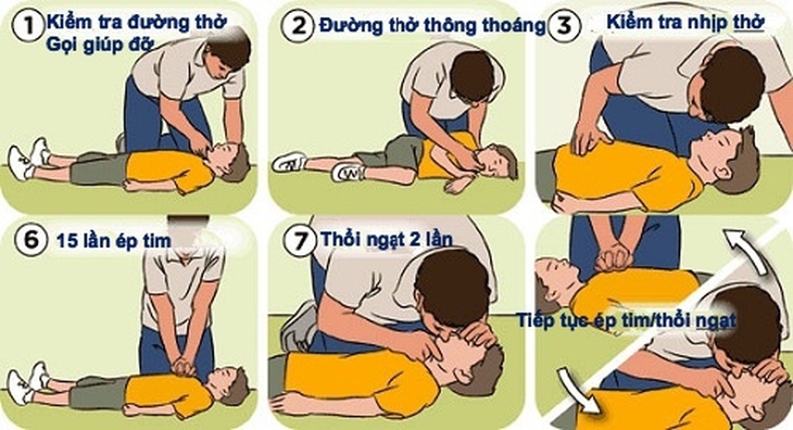 sơ cứu trẻ đuối nước