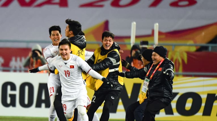 Chiến thắng trước U23 Qatar giúp U23 Việt Nam lọt vào chung kết