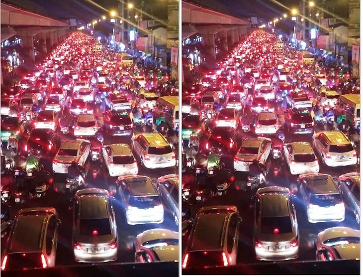 Hà Nội tắc đường kinh hoàng sau trận mưa xối xả đúng giờ cao điểm