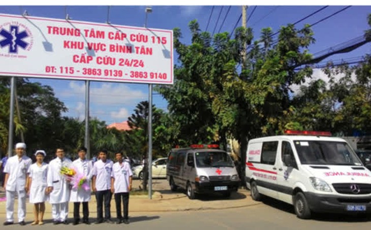 TP.HCM: Cấp cứu ngoại viện tăng 3 lần nhờ mạng lưới các trạm vệ tinh