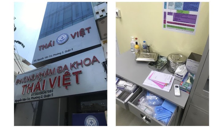 2 người nước ngoài ở phòng khám không phép bỏ trốn khi Thanh tra y tế ập đến