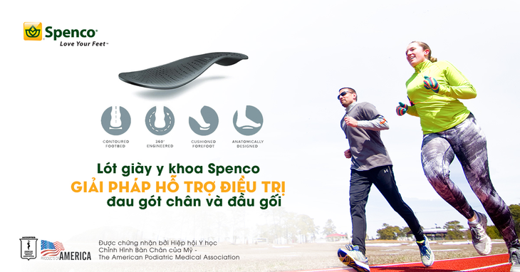 Lót giày y khoa Spenco hỗ trợ trị đau gót chân và đầu gối- Ảnh 4.