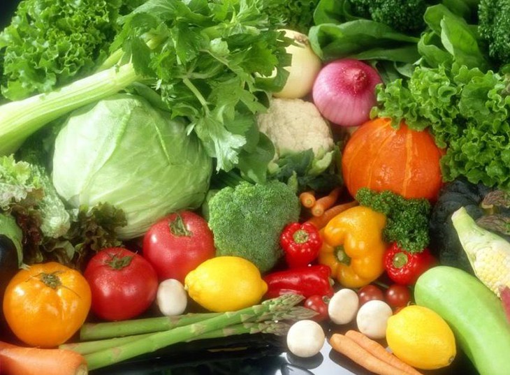 Rau củ quả có hàm lượng khoáng chất phong phú giúp cơ thể chống rét tốt