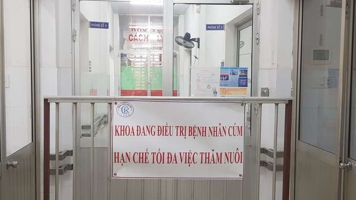 Nhiều biện pháp phòng lây bệnh cúm đã được bệnh viện áp dụng