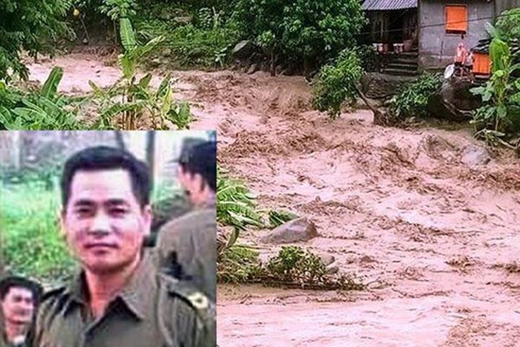 Cấp Bằng Tổ quốc ghi công cho Trưởng Công an xã hy sinh khi giúp dân chống bão