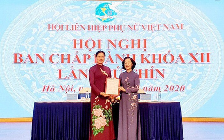 Bà Hà Thị Nga được bầu giữ chức vụ Chủ tịch Hội Liên Hiệp Phụ nữ Việt Nam