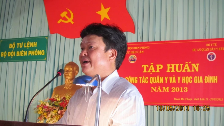 Tập huấn công tác quân y và y học gia đình cho quân y  Bộ đội Biên phòng 1