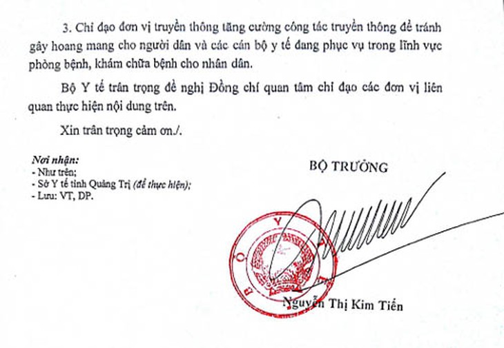 Tạm đình chỉ công tác các cá nhân sai sót trong tiêm chủng tại Quảng Trị 2