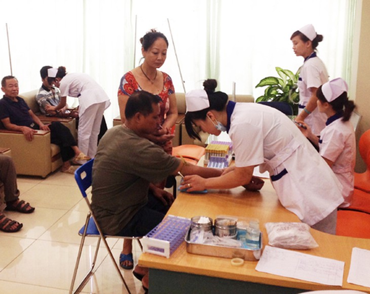Hoạt động đỏ tại Phòng khám đa khoa 12 Kim Mã 1