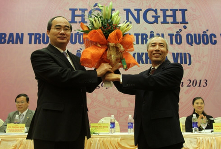 Phó thủ tướng Nguyễn Thiện Nhân làm Chủ tịch Mặt trận Tổ quốc 1