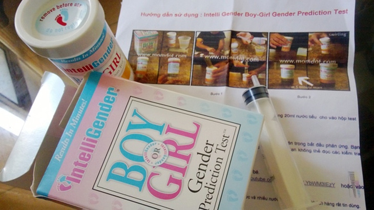 Que thử giới tính được rao bán công khai 1