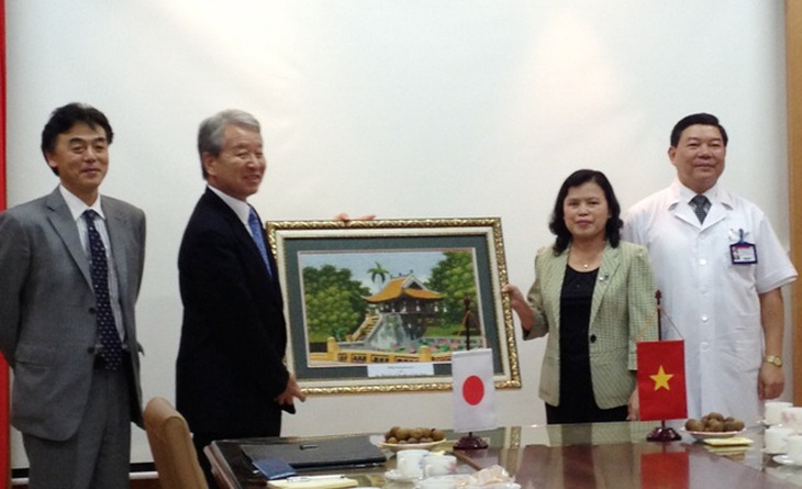 Chủ tịch JICA và đoàn cán bộ cấp cao JICA thăm và làm việc tại BV Bạch Mai 1