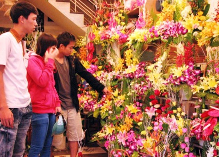 Dịp 20/10, giá hoa tăng chóng mặt 1