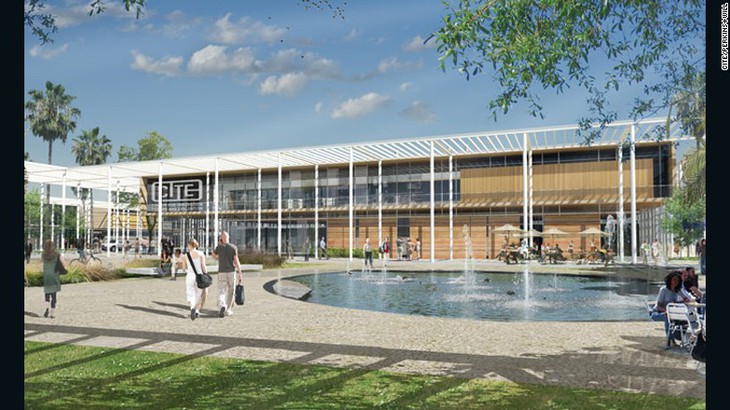 CITE campus at the entrance will accommodate research teams and introduce the project to the public.