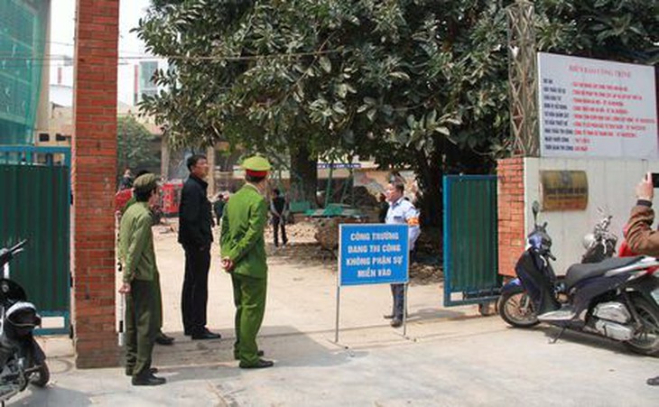 Hiện trường vụ cháy Cung thiếu nhi Hà Nội