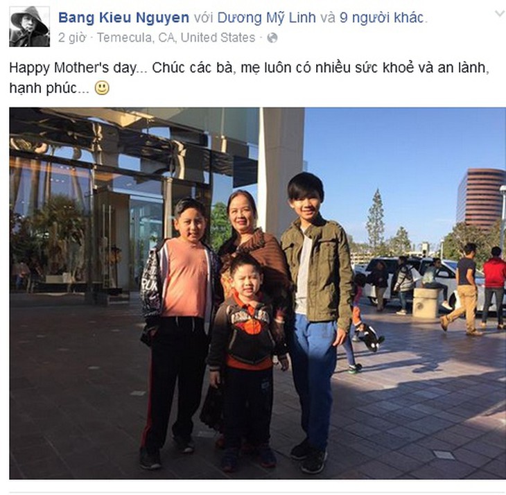 Sao Viet chia se cam xuc nhan dip ngay cua me hinh anh 2