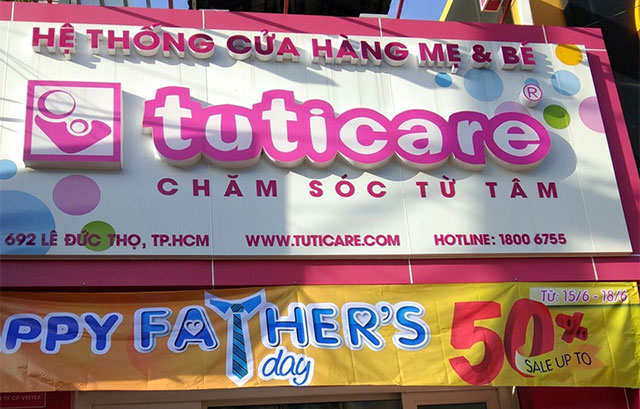 Hệ thống cửa hàng mẹ và bé Tuticare