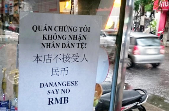 Dan Da Nang treo bang khong nhan tien Trung Quoc hinh anh 1