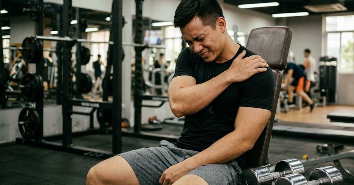 Nâng tạ bị đau vai, khi nào cần đổi bài tập?