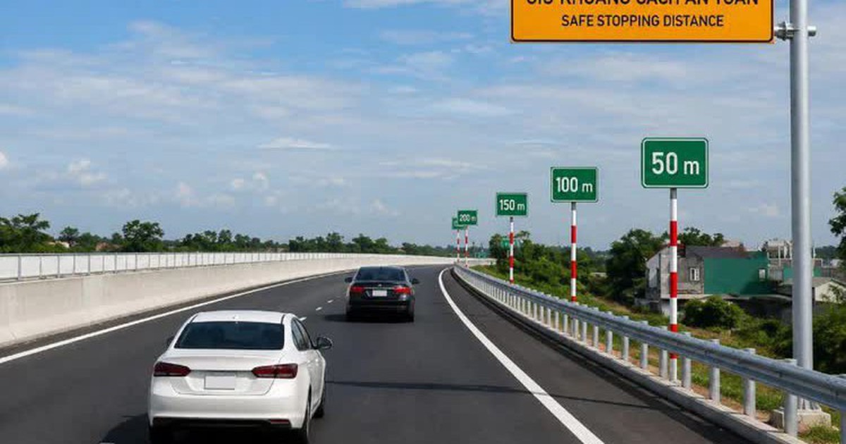 7 tuyến cao tốc phải bổ sung biển báo khoảng cách an toàn trước ngày 31/10