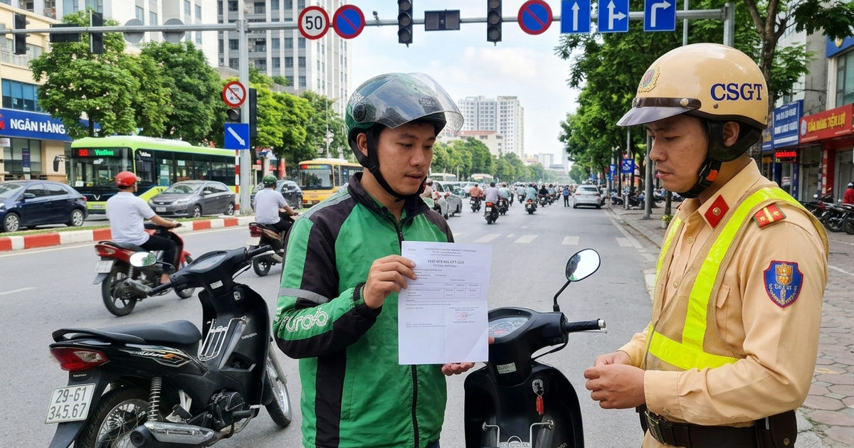 Chỉ cần có giấy hẹn cấp, đổi bằng lái người điều khiển phương tiện vẫn tiếp tục được lái xe?