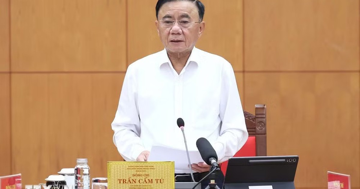 Thường trực Ban Bí thư Trần Cẩm Tú chủ trì sơ kết 1 năm thực hiện Nghị quyết 72-NQ/TW