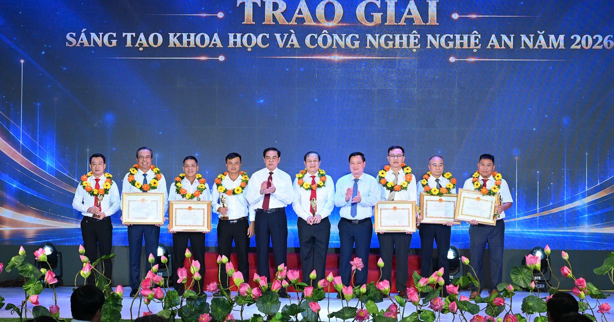 Hai bệnh viện ở Nghệ An giành giải Nhất sáng tạo khoa học, công nghệ năm 2026