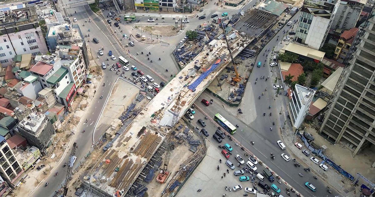 Hai cầu vượt Vành đai 1 tăng tốc thi công, hướng tới hoàn thành cuối năm 2026