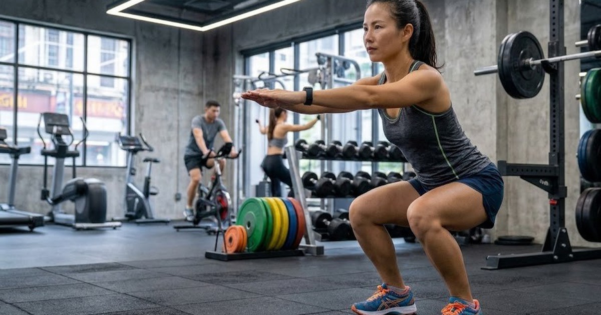 Squat không tạ và có tạ, đâu là cách tập tăng cơ đùi hiệu quả?