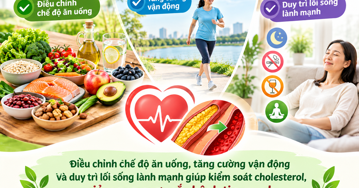 Mách bạn cách giúp giảm cholesterol tự nhiên, bảo vệ sức khỏe tim mạch