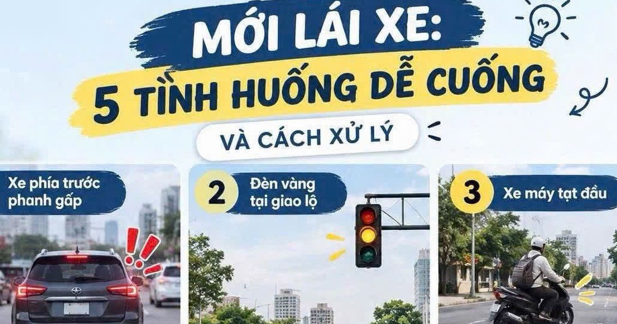 Mới lái ô tô, gặp 5 tình huống này cần xử lý thế nào để an toàn?