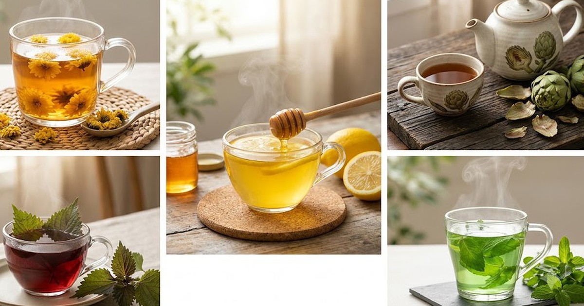 Mắc cúm A nên uống trà gì để làm dịu họng, bổ sung nước?