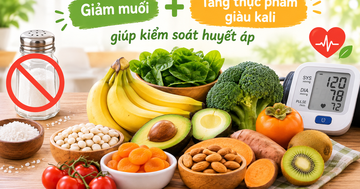 3 điều chỉnh chế độ ăn giúp kiểm soát huyết áp