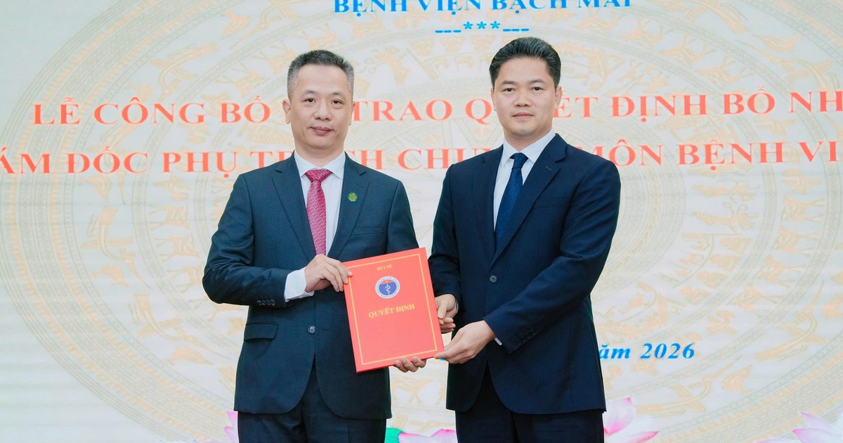 Bộ Y tế công bố quyết định bổ nhiệm Phó Giám đốc chuyên môn Bệnh viện Bạch Mai