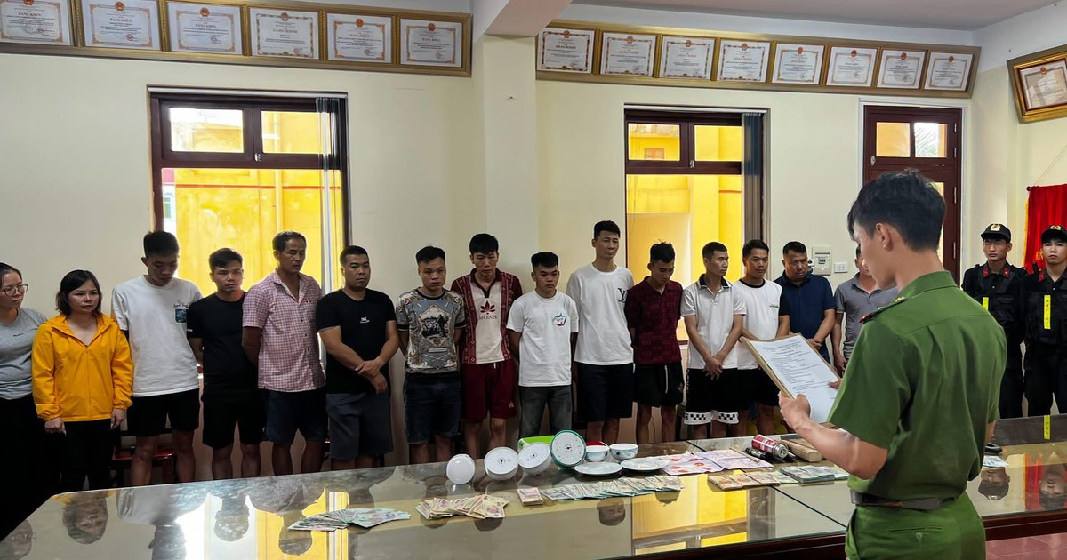 Đưa nhau lên đồi đánh bạc, 20 đối tượng bị bắt
