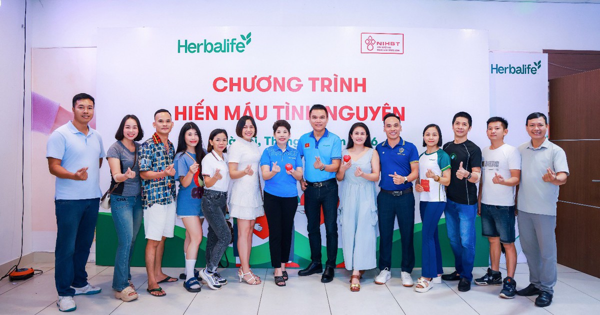 Herbalife Việt Nam tổ chức Ngày Hiến Máu Tình Nguyện 2026