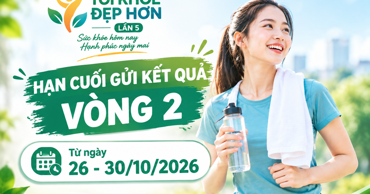 Tôi khỏe đẹp hơn lần 5: Ứng viên khẩn trương gửi kết quả Vòng 2 từ ngày 26-30/10