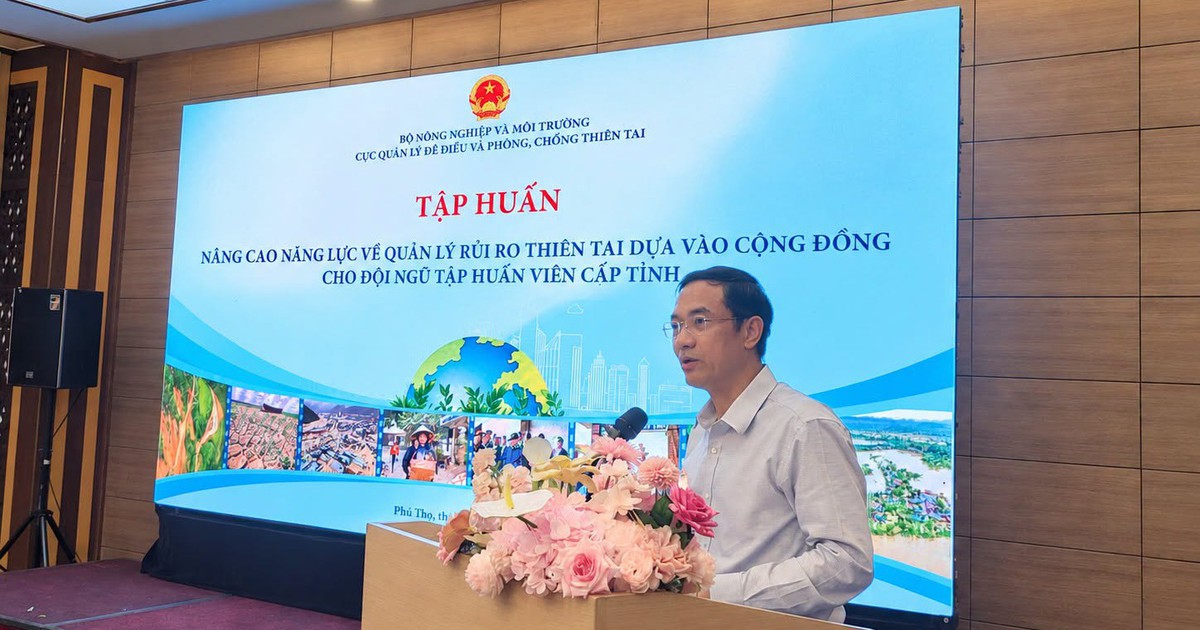 Nâng cao năng lực quản lý rủi ro thiên tai dựa vào cộng đồng