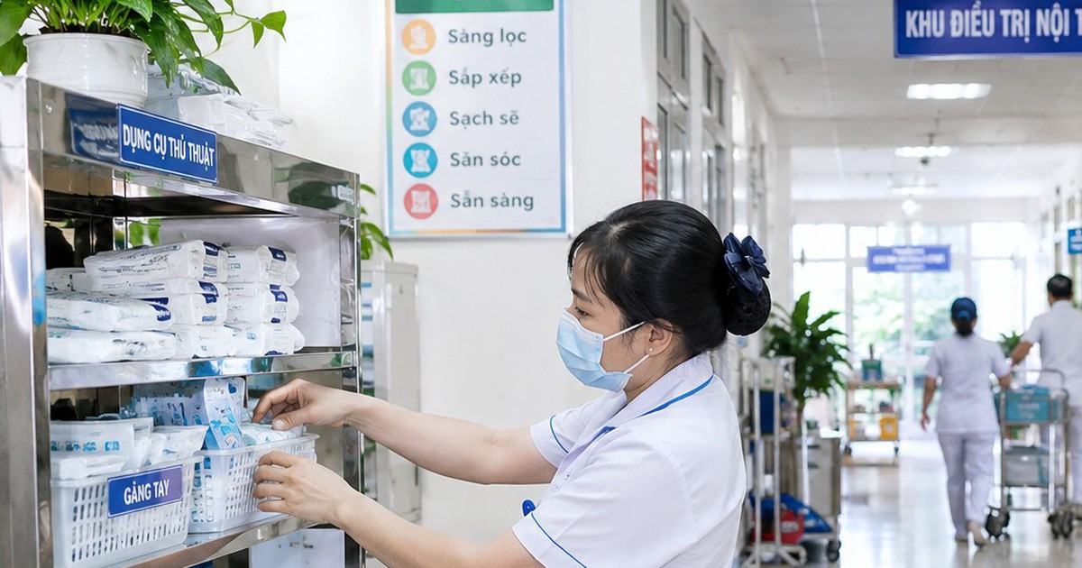 Thực hiện 5S, xây dựng môi trường bệnh viện xanh – sạch – đẹp, an toàn