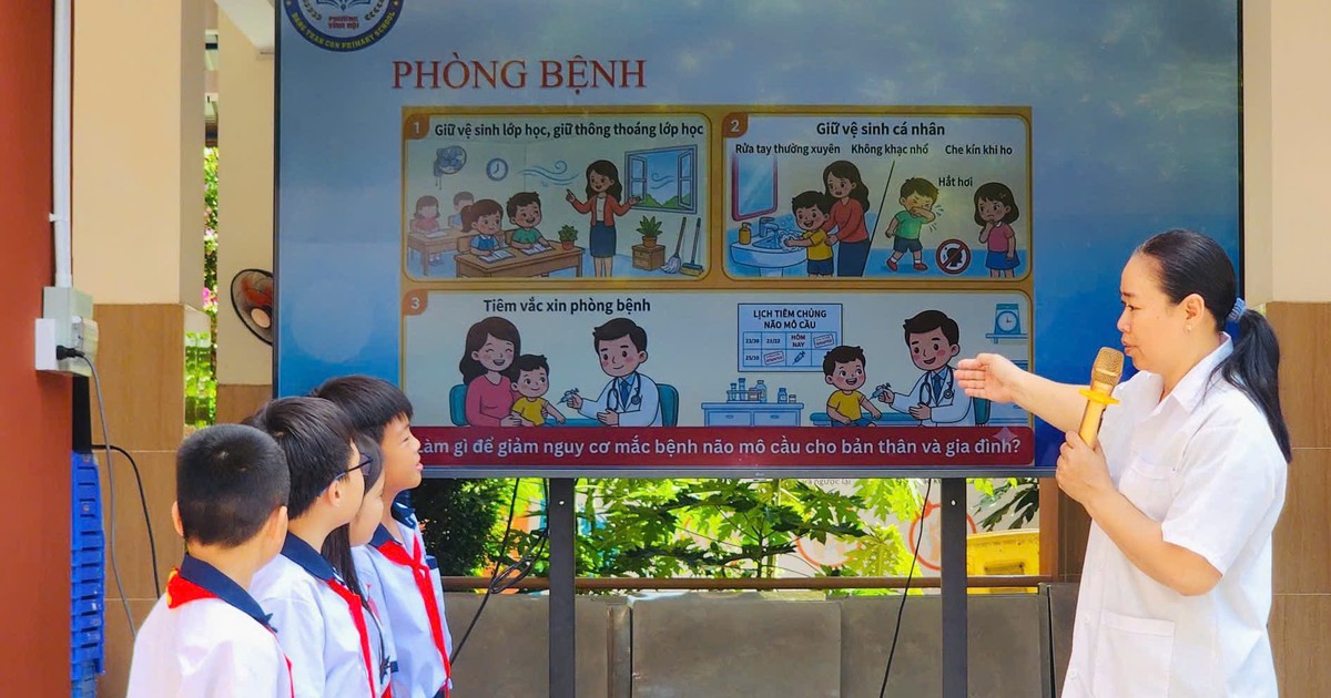 Các trường tại TPHCM tăng cường phòng bệnh não mô cầu