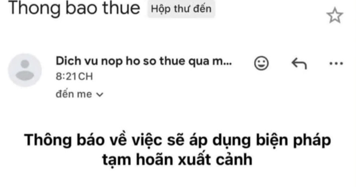 Bị mạo danh lập doanh nghiệp, người dân nhận thông báo tạm hoãn xuất cảnh