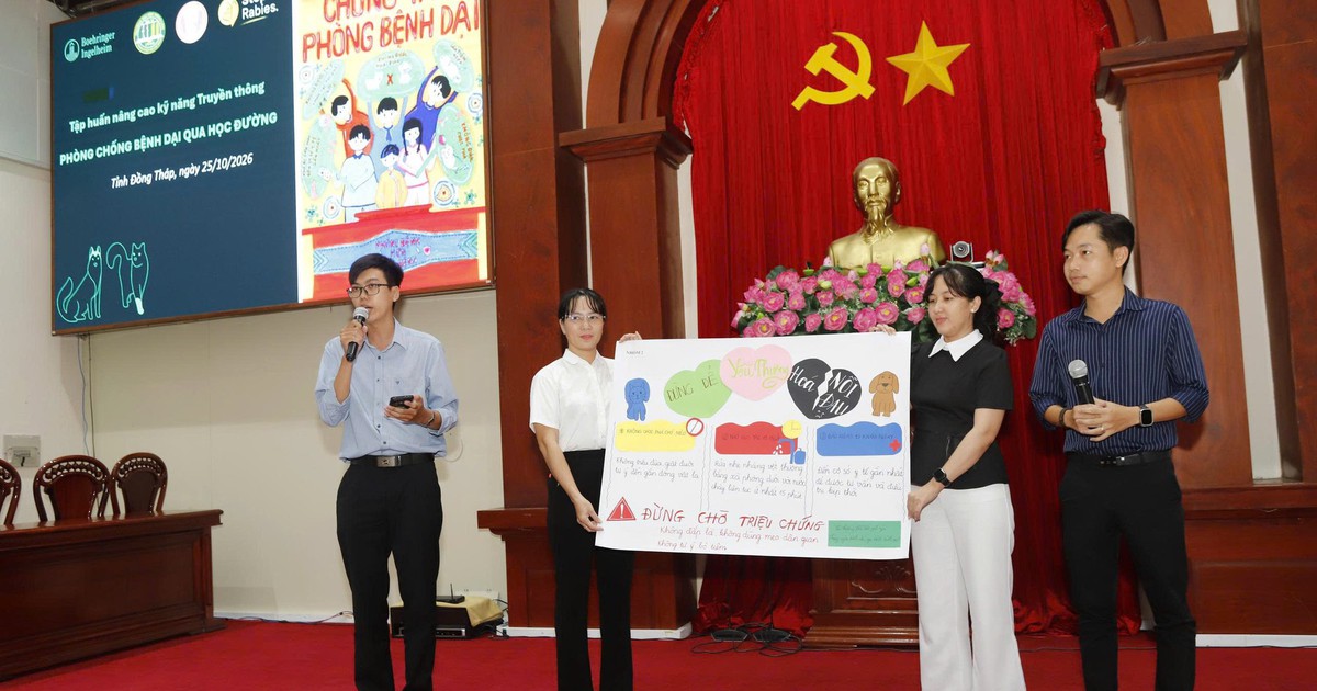 Lan tỏa kiến thức phòng, chống bệnh dại đến hơn 65.000 học sinh