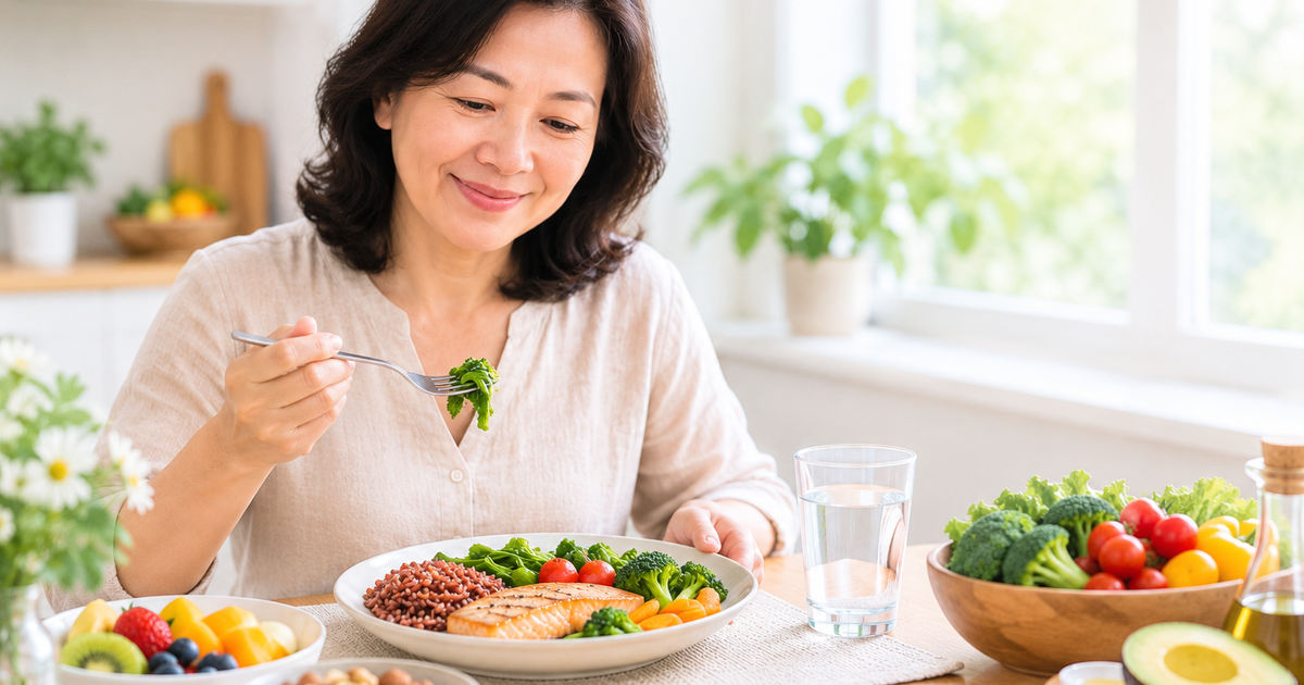 Giảm mỡ sau mãn kinh: 5 thay đổi trong bữa ăn tốt hơn nhịn cơm
