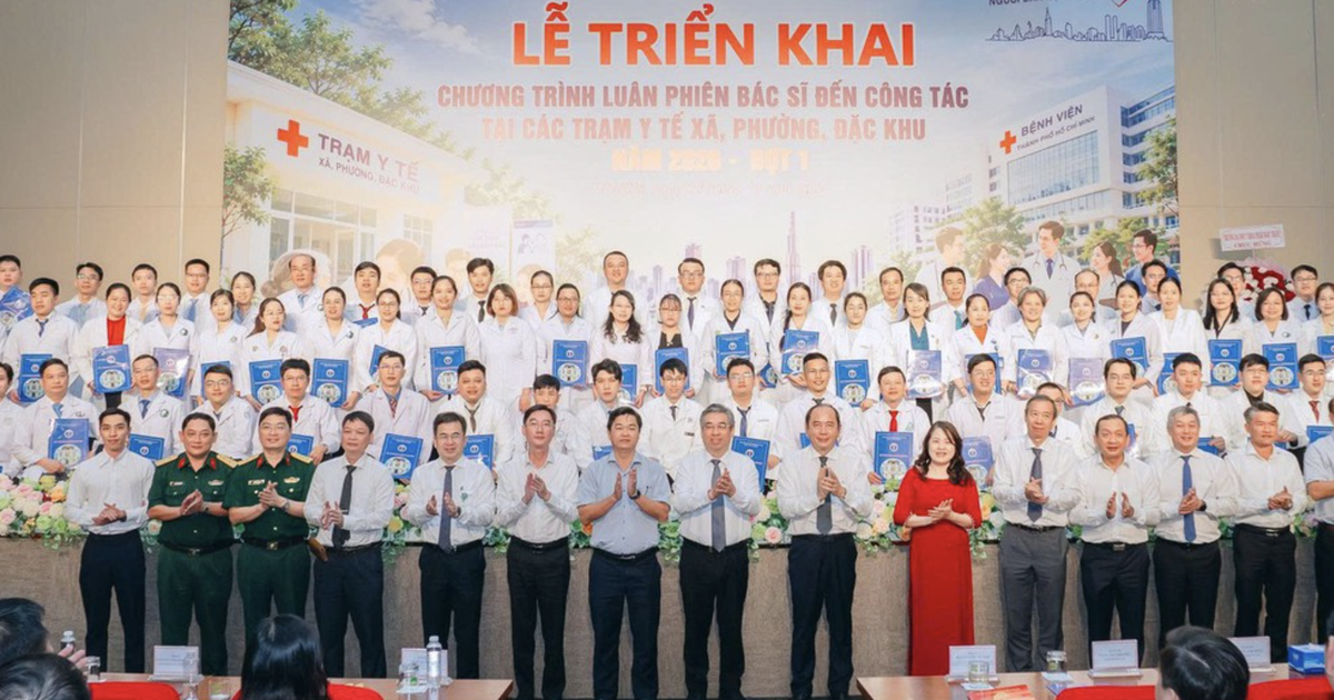 TPHCM đưa 79 bác sĩ về trạm y tế, củng cố năng lực tuyến cơ sở