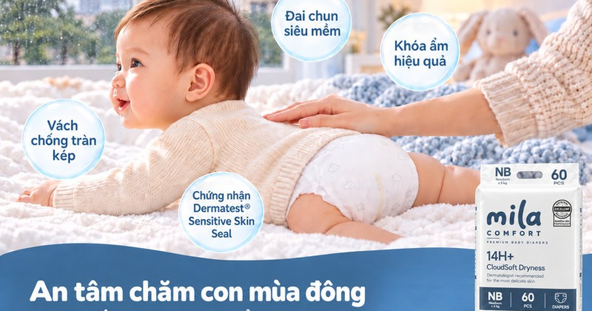 Bí quyết chọn bỉm mùa đông: Công nghệ chống tràn và khóa ẩm từ Mila